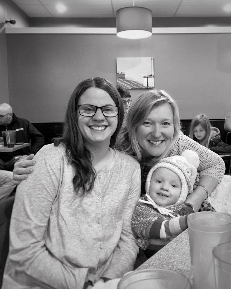 A photo from a brunch - with Kelsey Wilcox and Marlen and Emma Vavrikova.
